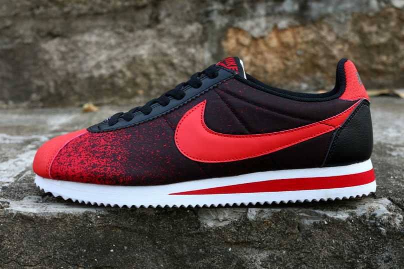 nike cortez 2014 femme acheter beau baskets 2014 Gradient rouge noir aliexpress